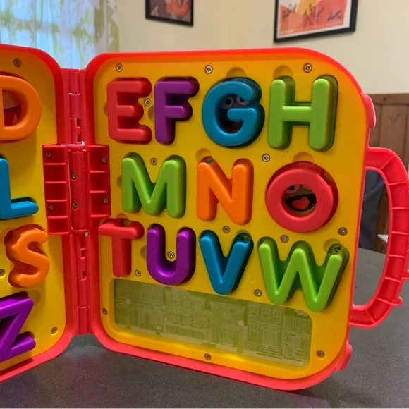 Sesame Street Elmo On The Go ABC Letters Case Hasbro 2014 Alphabet Complete Set - Picture 11 of 14